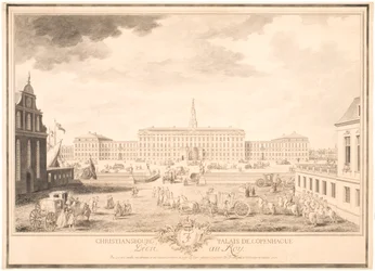 Christiansborg Paleis in Kopenhagen