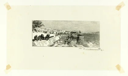 Bercy Wharf, plaat twee van Le Long de la Seine et des Boulevards