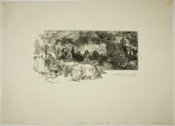 Kantine van moeder Pichard, bij Gorge aux Loups