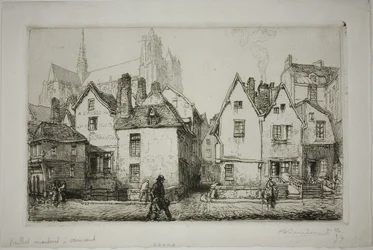 Oude huizen, Amiens