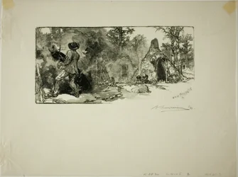 De houtskoolbranders