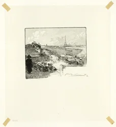 De dageraad, plaat veertien uit Le Long de la Seine et des Boulevards