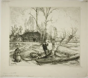 De overstroomde marais: De herder