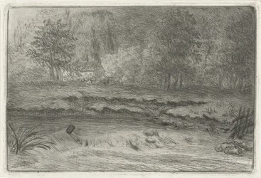 Rivier met waterval