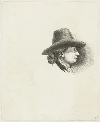 Studieblad met portretten van Louis Bernard Coclers en zijn familie