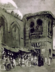 Koperen handelaar, Caïro, Egypte