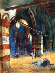Ibrahim Agha Moskee, Caïro, Egypte, 1928