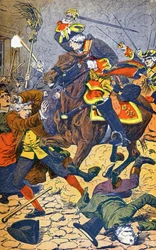 Emigranten in Parijs in 1789