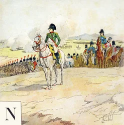 Letter N: Napoleon, "Je serai soldat" (Ik zal soldaat worden) - Militair alfabet