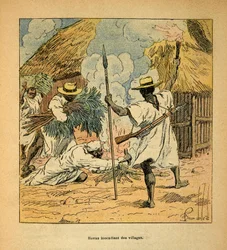 De Oorlog in Madagaskar-Anekdotische Geschiedenis van de Franse Expedities van 1885-1895 door Henri Galli, geïllustreerd door Louis Bombled: Hova