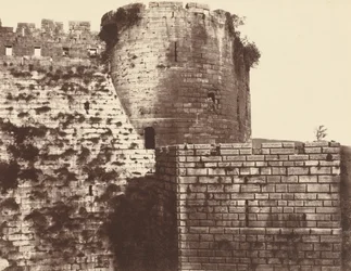 Kalaat-El Hosn, tweede behuizing, buitenkant, middag,1859/1860 (foto)