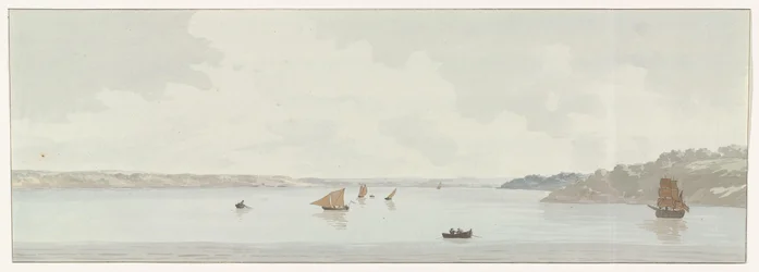 Gezicht op een deel van het Mare Piccolo