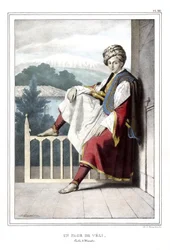 Een bladzijde van Veli, pasja van Thessalië. in 