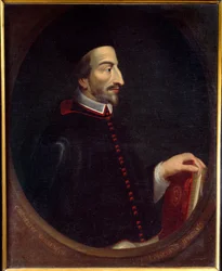 Portret van Cornelius Jansen, bekend als Jansenius