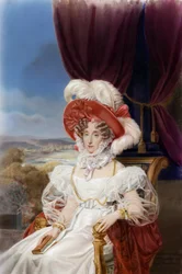 Portret van koningin Marie-Amelie, ca. 1839