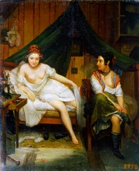 Twee meisjes, 19e eeuw