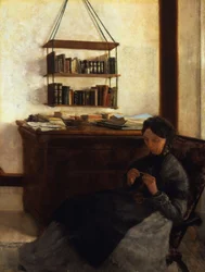 De moeder van de kunstenaar, 1877