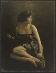Danseres, met speer