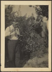 [Fleckenstein Eten in een Tuin].