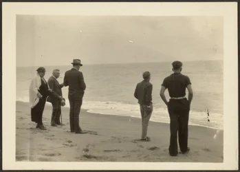 [Familie Fleckenstein aan het strand].