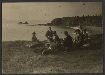 [Picknick bij Oceaan].
