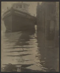 [Schip in een haven].