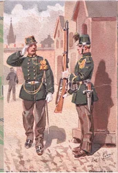 Chasseurs A Pied, Ansichtkaart