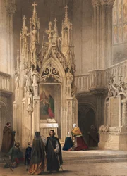 Altaar in de kathedraal, Ratisbone, Blad 8 uit 