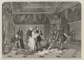 Antichambre van het Tribunaal van de Inquisitie, in het Dogepaleis, Venetië