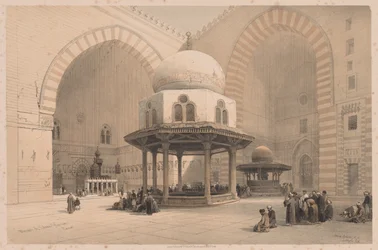 Egypte en Nubië, Deel III, Nr. 8: Moskee van Sultan Hassan, Caïro