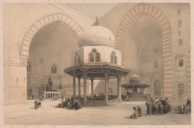 Egypte en Nubië: Deel III - Nr. 8, Moskee van Sultan Hassan, Caïro, 1838