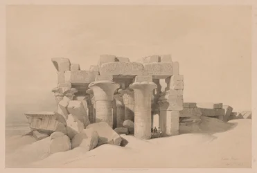 Egypte en Nubië: Deel II - Nr. 42, Ruïnes van Kom Ombo, 1838