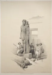 Egypte en Nubië: Deel II - Nr. 7, Kolossen bij Wady Saboua