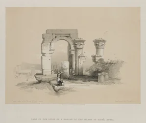 Egypte en Nubië, Deel II: Ruïnes - Tempel op het Eiland Biggeh, Nubië, 1847