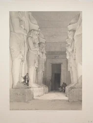 Egypte en Nubië: Deel I - Nr. 9, Uitgegraven Tempel van Gyrshe, Nubië