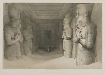 Egypte en Nubië, Deel I: Interieur van de Tempel van Aboo-Simbel