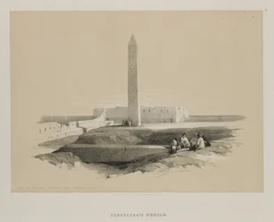 Obelisk in Alexandrië, gewoonlijk Cleopatra