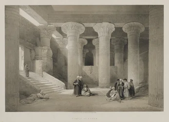 Egypte en Nubië, Deel I: Tempel bij Esneh, 1846