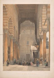 Interieur van de moskee van de Metwalys