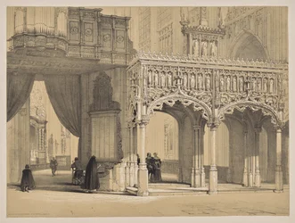 Schetsen in België en Duitsland, Eerste Serie, Scherm in de Kathedraal van St. Pieter, Leuven
