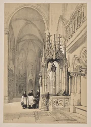 Schetsen in België en Duitsland, Eerste Serie, De Heilige Bron in de Kathedraal van Ratisbon