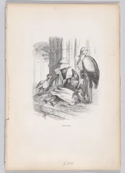 Ik was een weduwe uit Scènes uit het Privé- en Openbare Leven van Dieren, ca. 1837-47