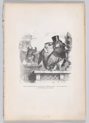 De hertogin zingt een nocturne met de hertog... uit Scènes uit het privéleven en..., ca. 1837-47