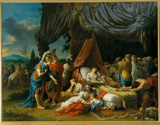 De dood van de vrouw van Darius