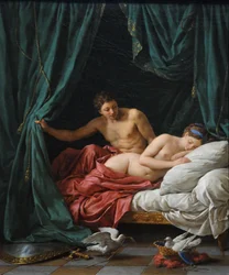 Mars en Venus, allegorie van de vrede, 1770