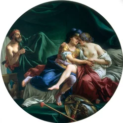 Mars en Venus ontdekt door Vulcanus, 1768
