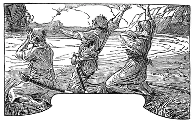 Illustratie door Louis Rhead (1857-1926) voor de roman 
