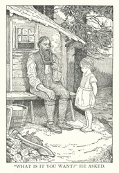 Illustratie voor Heidi door Johanna Spyri