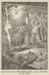 Illustratie voor Kidnapped door Robert Louis Stevenson