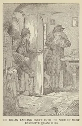 Illustratie voor Kidnapped door Robert Louis Stevenson